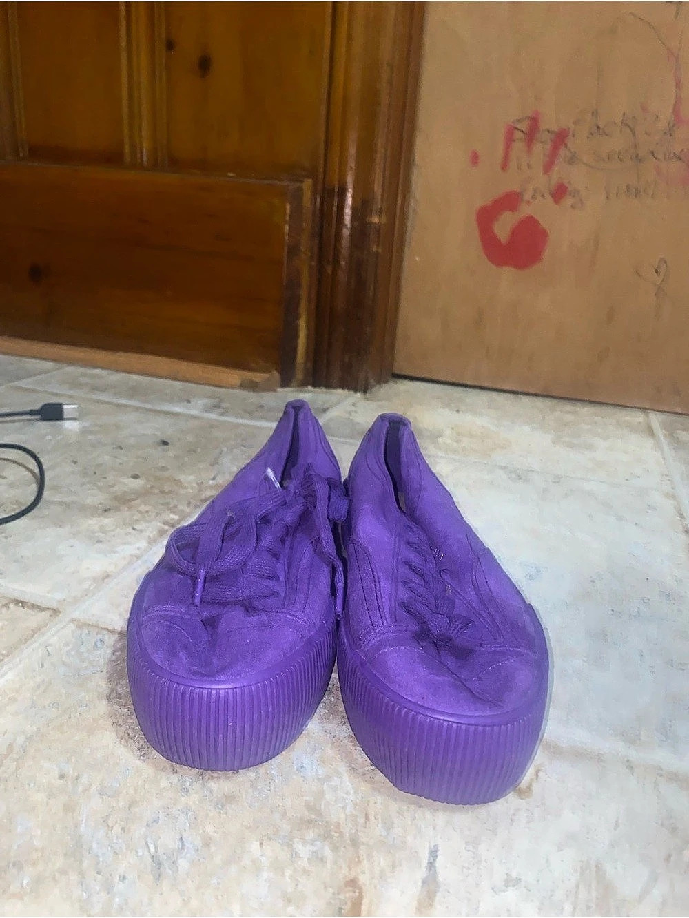 Purple Sneakers